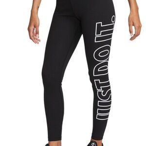 Nike Women's Black 'Just Do It' Leggings